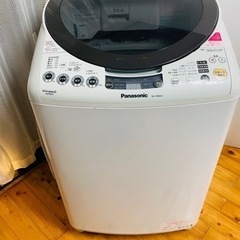 【決まりました】Panasonic ECONAVI 泡洗浄 縦型洗濯乾燥機（洗濯脱水容量8Kg）