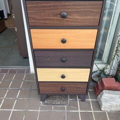 リサイクルショップどりーむ鹿大前店　No9384 タンス　衣類収納　オシャレ♪　コンパクトですっきり♪の画像