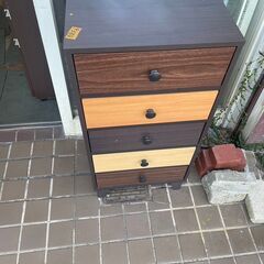 リサイクルショップどりーむ鹿大前店　No9384 タンス　衣類収納　オシャレ♪　コンパクトですっきり♪の画像