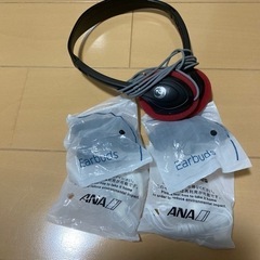 ANA、JALなどイヤフォン５個　未使用