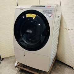 【売約済み】【武蔵小山店】無料運搬サービスあり 日立｜HITACHI BD-SV110A ドラム式洗濯乾燥機 ビッグドラム スリム ホワイト [洗濯11.0kg /乾燥6.0kg /ヒートポンプ乾燥 /左開き]　ドラム式洗濯乾燥機　ドラム洗濯機　ドラム式洗濯機　ヒートポンプ　 洗濯機　乾燥機　乾燥付き　乾燥機能付き 検　ヒートリサイクル BD-SX110CL BD-SX110FL BD-SX110GL BD-SV110GL BD-SG100 2017年製