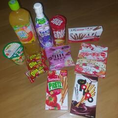 決まりした!お菓子、飲み物