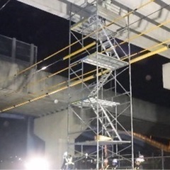 鉄道工事夜間工事スタッフ募集してます。簡単な作業です。の画像