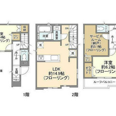 家賃1ヵ月無料つきました！築浅2SLDK戸建㊗仲介手数料無料㊗さ...