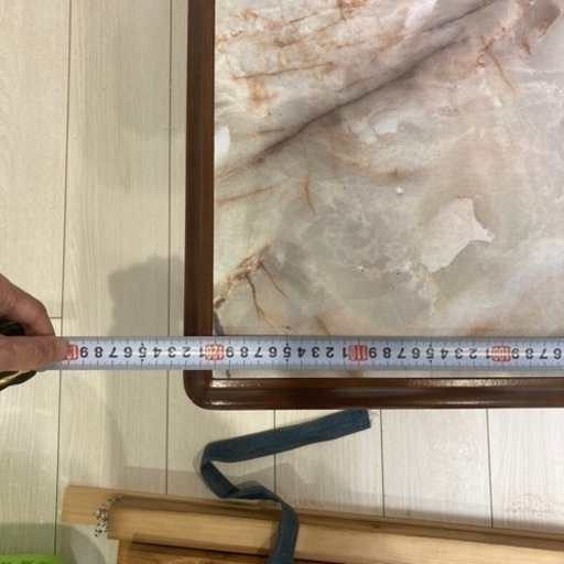 カリモク 大理石調 センターテーブル　即日発送★ 美中古★ 昭和レトロ家具 オールドカリモクの大理石調天板センターテーブル・応接テーブル