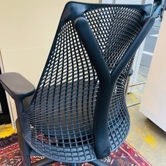 《売約済》【池上店】13万円　HermanMiller　ハーマンミラー　Herman Miller　オフィスチェア　SAYL Chair　セイルチェア　シリーズ AS1YA23AA 検　N268C7BKBK9119 OAチェア　ブラック　メッシュ　の画像