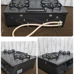 【美品】2021年製品パロマ2口ガスコンロ　IC-S87-1R  都市ガス専用 パロマの画像