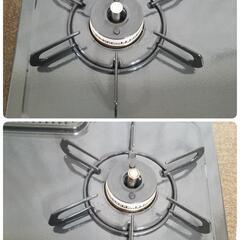 【美品】2021年製品パロマ2口ガスコンロ　IC-S87-1R  都市ガス専用 パロマの画像