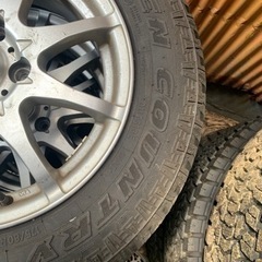 パジェロミニ　夏タイヤ　アルミホイール付きの画像