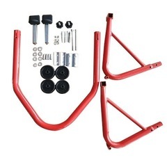 新品未使用　バイク用リアスタンド　整備　
メンテナンススタンド　レッドの画像