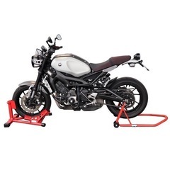 新品未使用　バイク用リアスタンド　整備　
メンテナンススタンド　レッドの画像