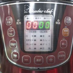 Wonder chef 家庭用マイコン電気圧力鍋 OEDA30 3L 赤 2018年製 外箱付 ワンダーシェフ 圧力鍋 キッチン家電 札幌市中央区 南12条店の画像