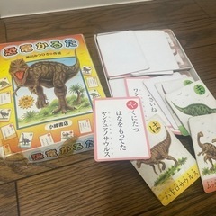 恐竜カルタ　黒川みつひろ　カードゲーム　幼児　小学生　　おもちゃ パズルの画像