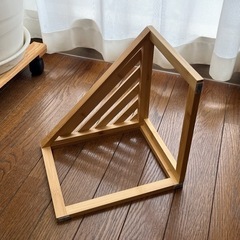 無印良品／竹材コーナーラック1段の画像