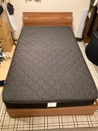 家具 ベッド セミダブルベッド