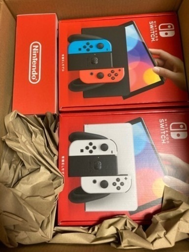 新品未使用品Switch有機EL二台、Switchライト