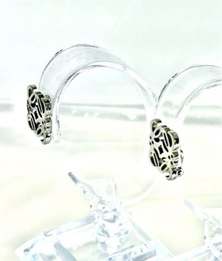 LOEWE ロエベ　Vintage イヤリング　アナグラム　silver925
