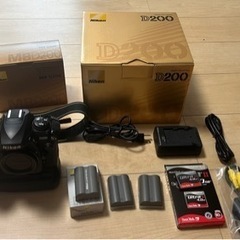 ★美品★Nikon D200+バッテリーグリップMB-D200元箱付★