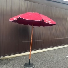 パラソル・パラソルスタンドのセット