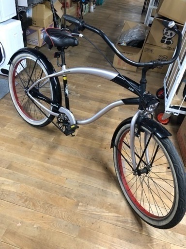 札幌での引取り限定 ビーチクルーザー 26インチ自転車直接取引歓迎