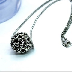 ジョージジェンセン 希少 ネックレス ハートバイハート   AG925の画像