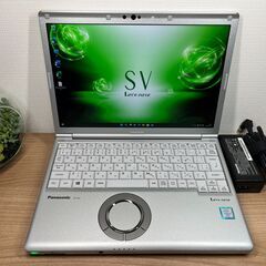 美品・SIMモデル＞0380　軽量 Panasonic レッツノート CF-SV7 8GB / SSD256 /i5 office Win11 