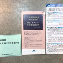 JR西日本 株主優待鉄道割引券