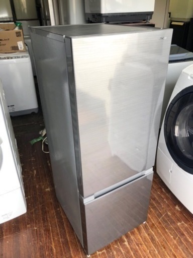 北九州市内配送無料　保証付き　RL-154KA-S 冷蔵庫 メタリックシルバー [2ドア /右開きタイプ /154L]