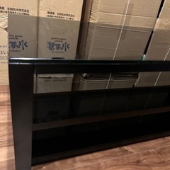 TVラック ガラス 台 生活雑貨 の画像