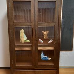 無料☆レトロ？棚　キャビネット(4月中に処分予定)