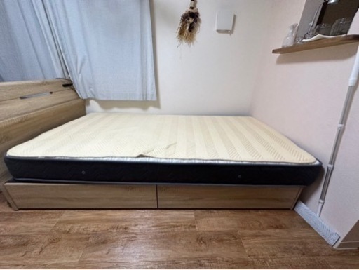 家具 ベッド シングルベッド　マットレス無し