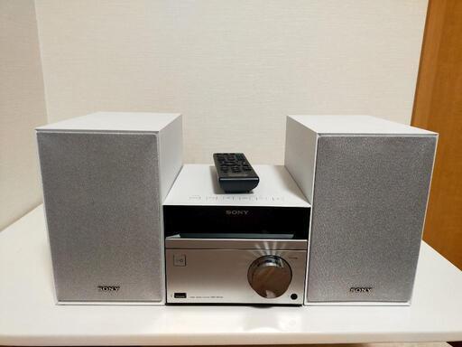 【20%OFF!】美品　2020年製 SONY コンポ ホワイト　ソニー