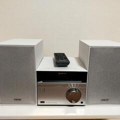 【20%OFF!】美品　2020年製 SONY コンポ ホワイト　ソニーの画像