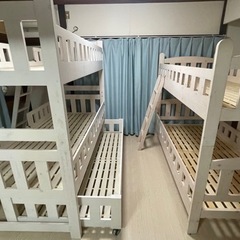 家具 ベッド 二段ベッドの画像