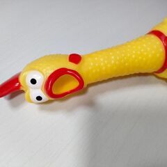 叫ぶ びっくりチキン イエロー 40cm おもちゃ   　の画像