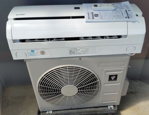 ⑤シャープ AY-N25TD 8畳向け 洗浄済 2021年 取付工事(別料金)も可！プラズマクラスター 2.5Kwエアコン