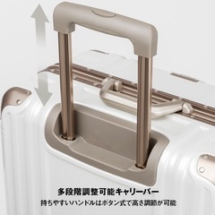 【新品未使用品】メタリックスーツケース(Lサイズ83リットル) Legend Walker GRACE 北見市の画像