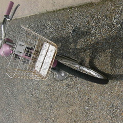 子供 自転車 20インチ   ブラック＆ピンクの画像