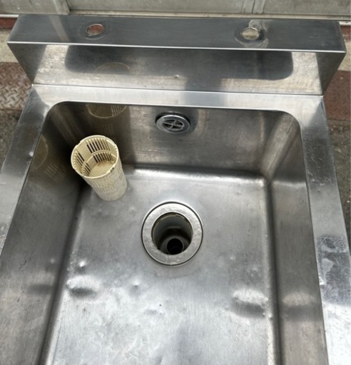 業務用 1槽シンク 幅450×奥600×高さ800+90(mm) 小型シンク 流し台 一層シンク 一層 1層 一槽 厨房 店舗用品 厨