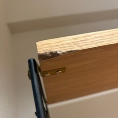 リセノ システムデスク パソコンデスク デスク ユニットシェルフ アイアン 木製の画像