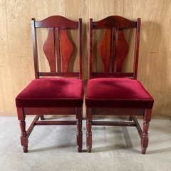 家具 椅子 ウッドチェアー（1脚¥1100）の画像