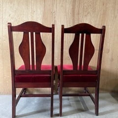 家具 椅子 ウッドチェアー（1脚¥1100）の画像