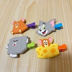トムとジェリー　ラバー前髪クリップ