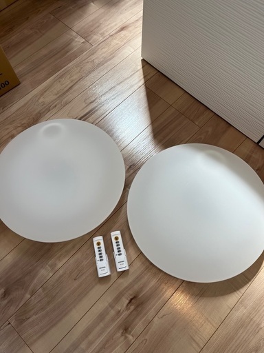 (ほぼ新品) 2個セット 調光LEDシーリングライト 6畳用