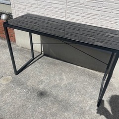 無料　ニトリ　スリムデスク　ブレース　120FT　家具 オフィス...