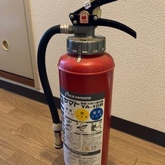 [決まりました] 　期限切れ消火器
