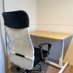 パソコンデスク(昇降デスク・2WAY)美品の画像