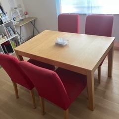 【受け取り予定決】掲載4/25まで！ IKEAダイニングセット ...