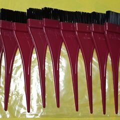新品:未使用:10本セット 毛染ブラシ 毛染ハケ ヘアダイブラシ ヘアカラーブラシ 10本セットの画像
