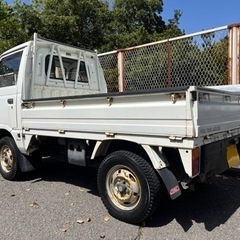 昭和63年 サンバートラック KT6 ホワイト 4WD MT 走行3万キロの画像